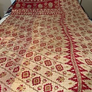 K2 Twin Reversible Kantha Quilt